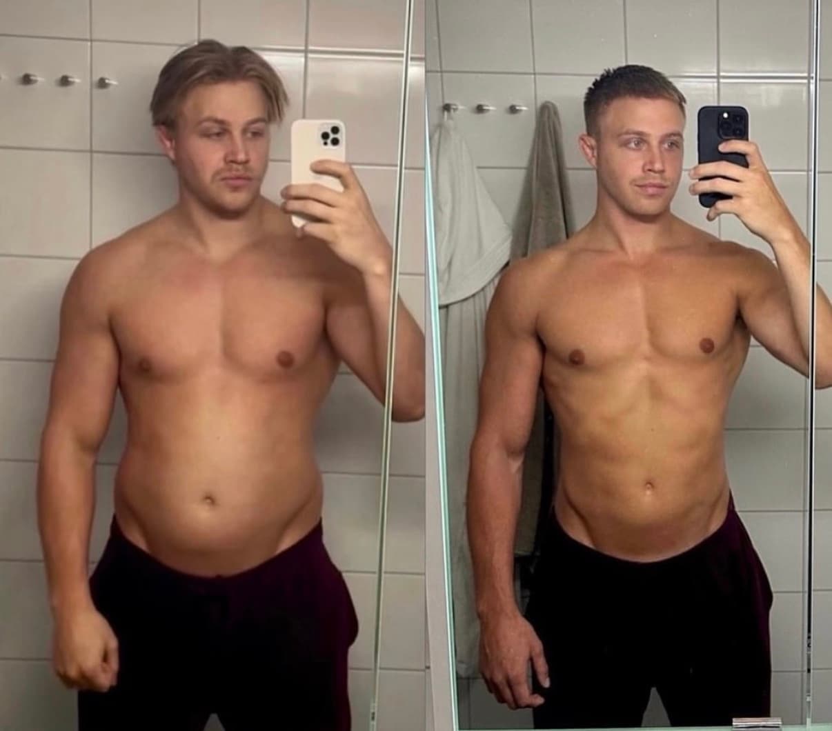 Före- och efterbild från medlem